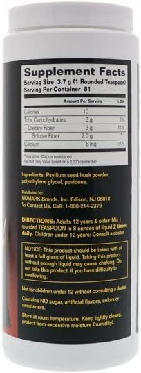 Instant Dietary Fiber Supplement 10.6 oz (Pack of 5)