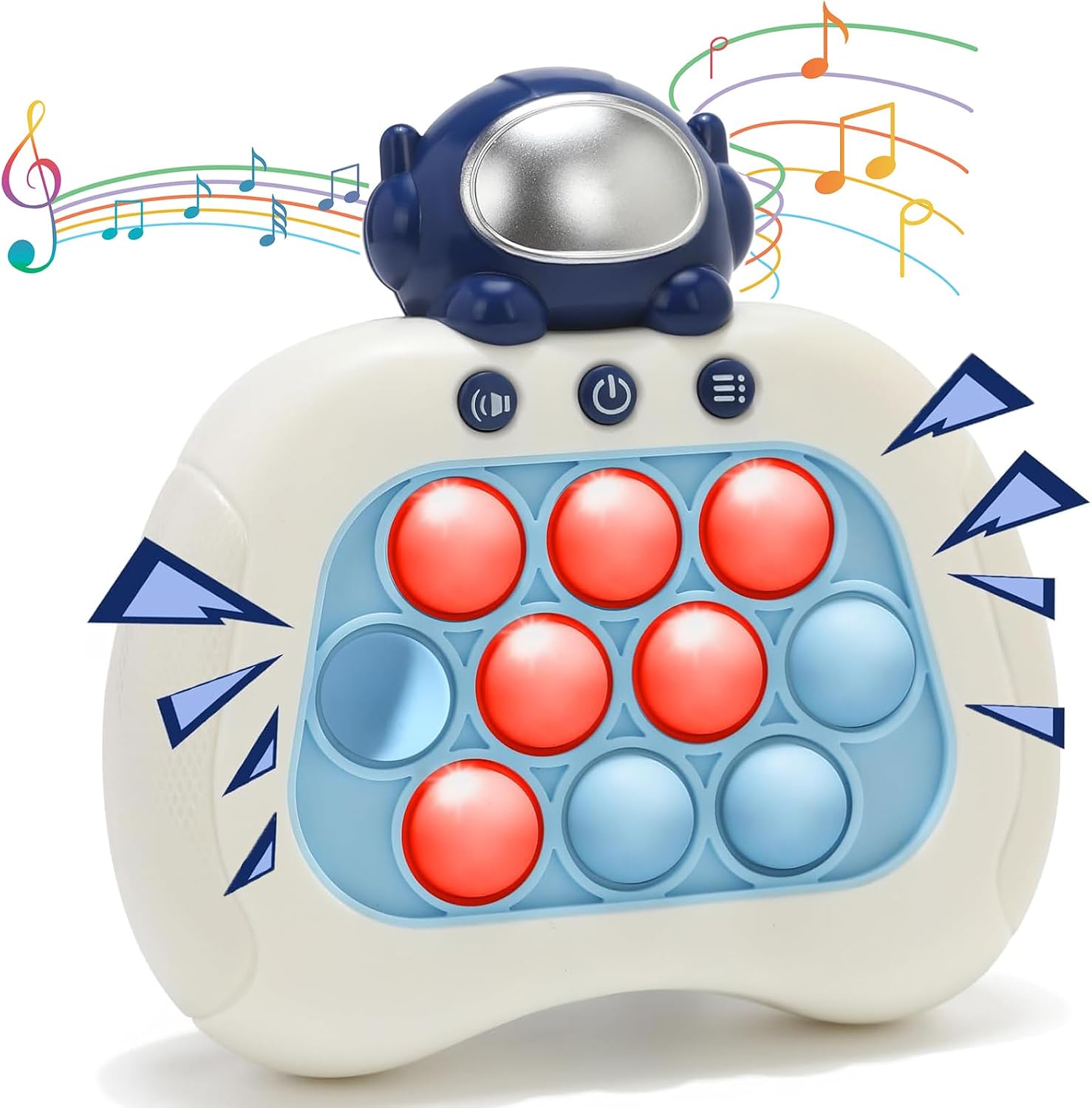 Christmas Pop Light Up Fidget Toys,Christmas Handheld Puzzle Game Sensory Toys,Pop Bubble Up Toys for Kids,Christmas Stocking Stuffers Party Favors Gifts for Boys Girls,Christmas Goodie Bag