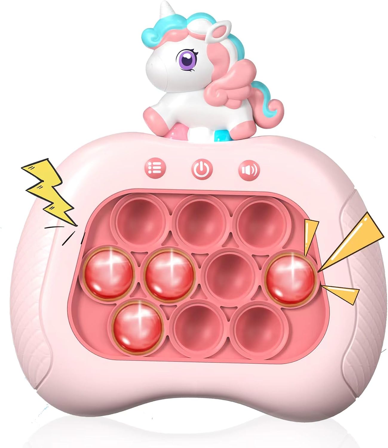 Christmas Pop Light Up Fidget Toys,Christmas Handheld Puzzle Game Sensory Toys,Pop Bubble Up Toys for Kids,Christmas Stocking Stuffers Party Favors Gifts for Boys Girls,Christmas Goodie Bag