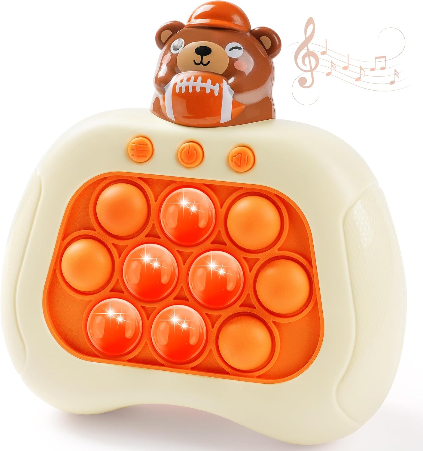 Christmas Pop Light Up Fidget Toys,Christmas Handheld Puzzle Game Sensory Toys,Pop Bubble Up Toys for Kids,Christmas Stocking Stuffers Party Favors Gifts for Boys Girls,Christmas Goodie Bag