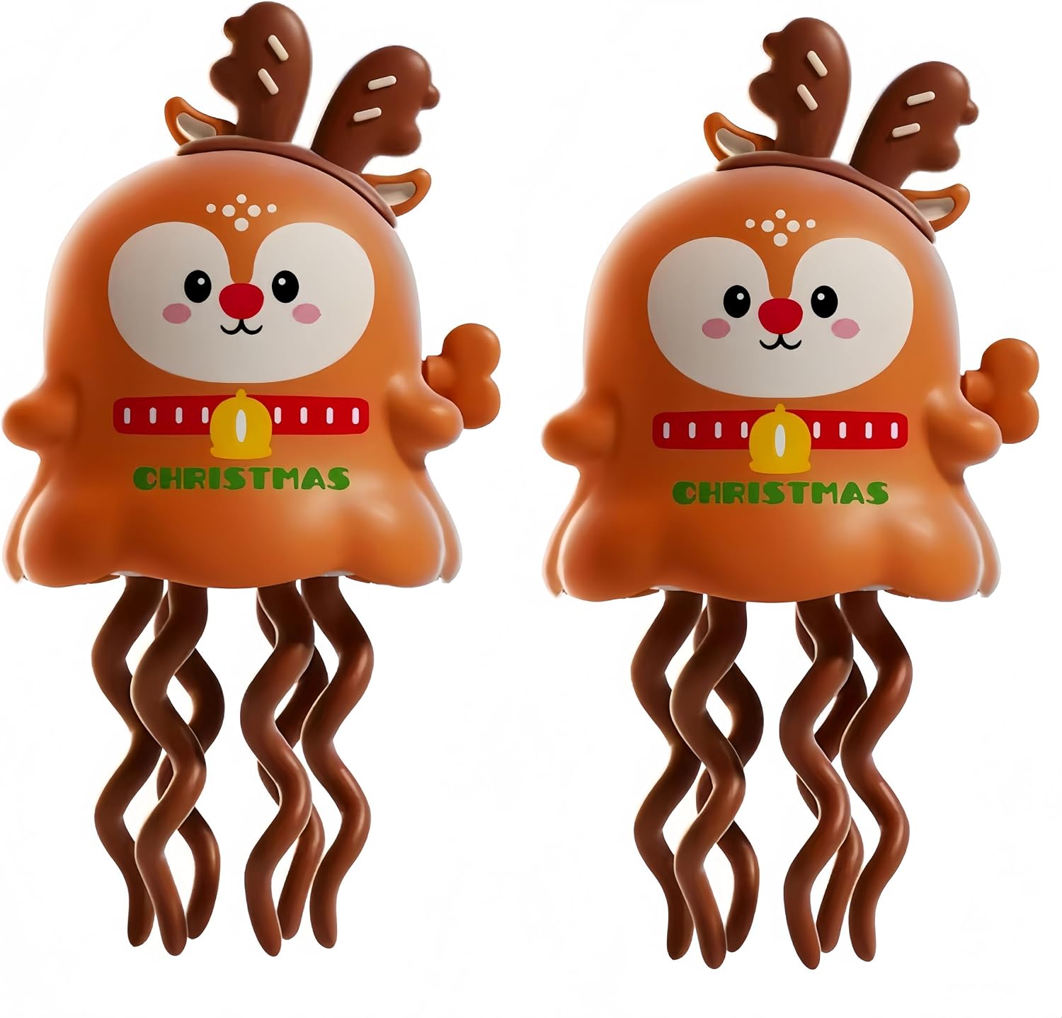 Wind-Up Toys 2 Pack Santa Claus, Dual Play Modes, Dancing & Sliding Car, Summer Fun, Birthday Party Favor, Parent-Child Interactive Gift, Educational & Brain-Boosting Toy for Kids (2 Pack Santa Claus)