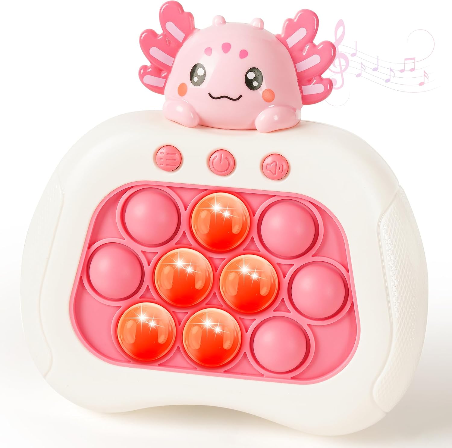 Christmas Pop Light Up Fidget Toys,Christmas Handheld Puzzle Game Sensory Toys,Pop Bubble Up Toys for Kids,Christmas Stocking Stuffers Party Favors Gifts for Boys Girls,Christmas Goodie Bag