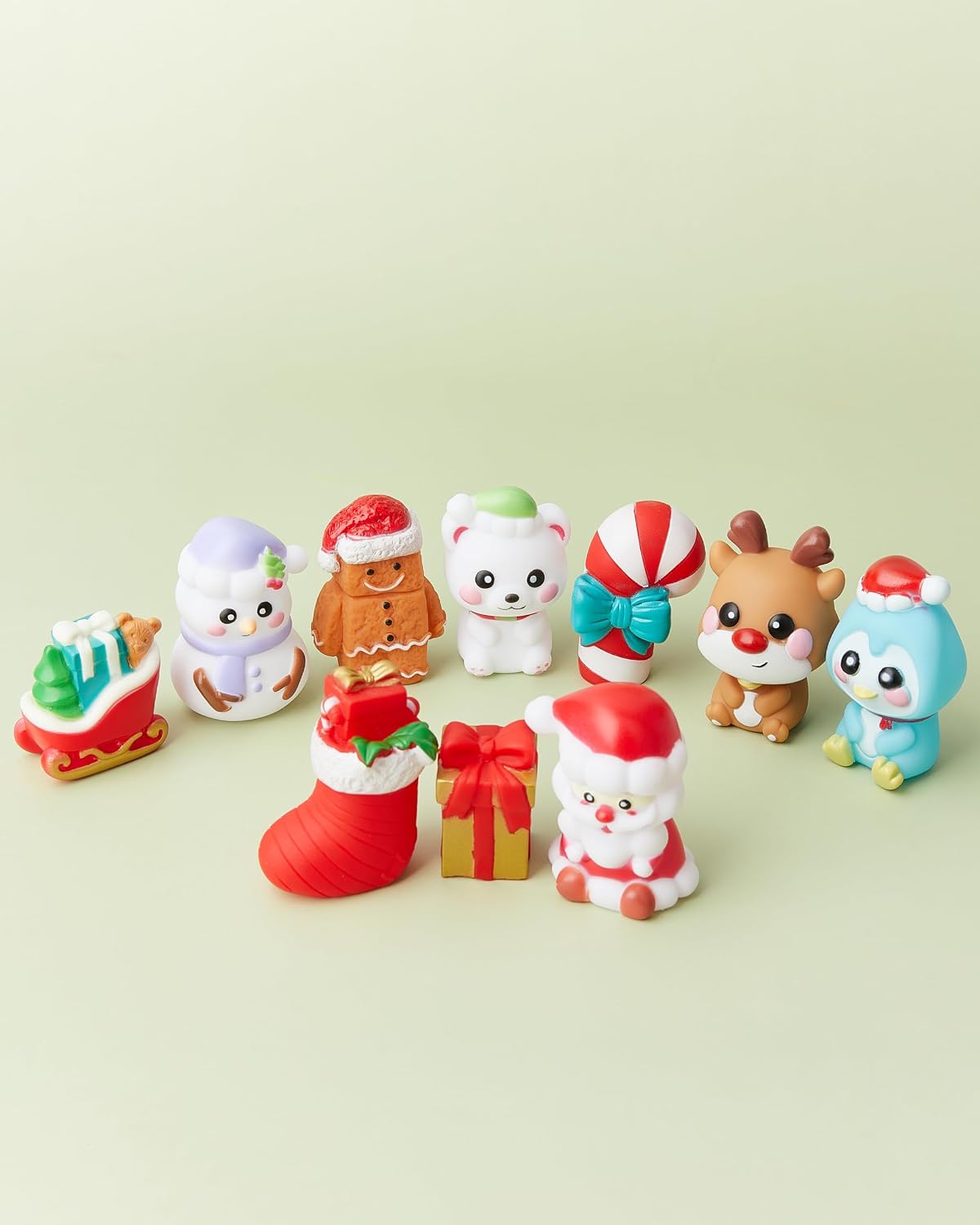 Christmas Finger Puppets, Funny, 10 Pieces