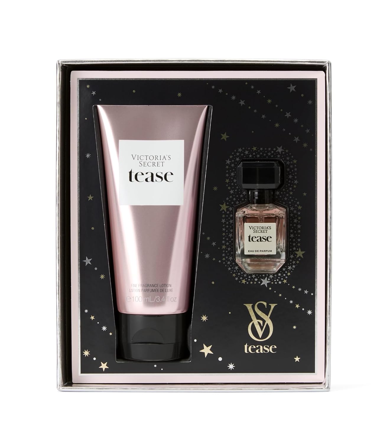 Victoria's Secret Tease Mini Fragrance Duo Gift Set, Eau de Parfum & Travel Lotion