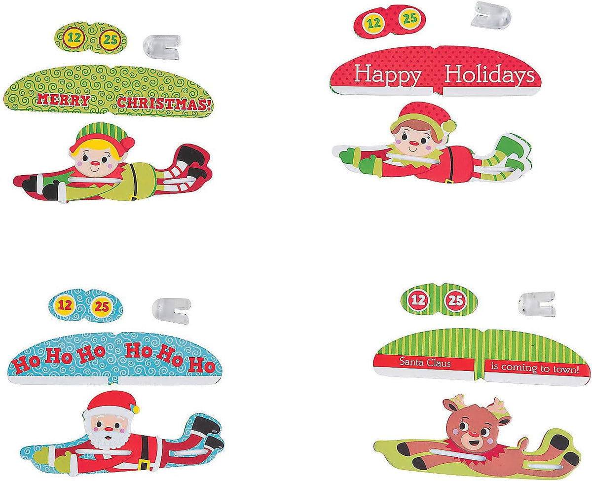 Christmas Charachter Gliders - Toys - 48 Pieces