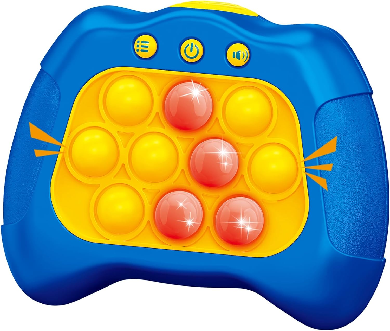 Upgraded Pop Push Game Toy for Kids, Quick Fast Push Pop Puzzle Handheld Game Light up Fidget Toy 8-12, Bubble Sensory Toys Christmas Stocking Stuffers Birthday Gifts for Kids Ages 3-12