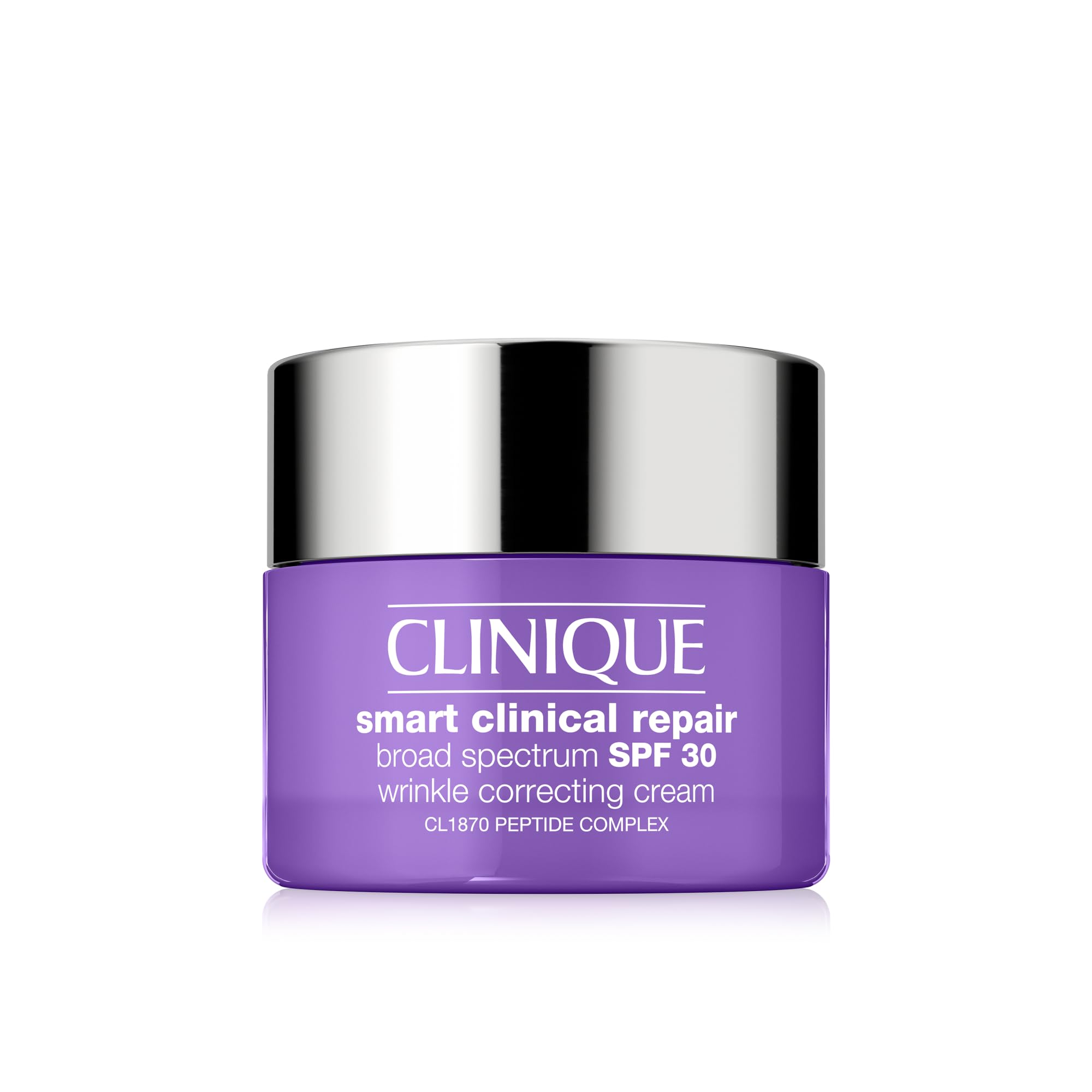 Clinique Smart Clinical Repair SPF 30 Mini 0.5 Fl Oz jar – travel-sized anti-aging day moisturizer.