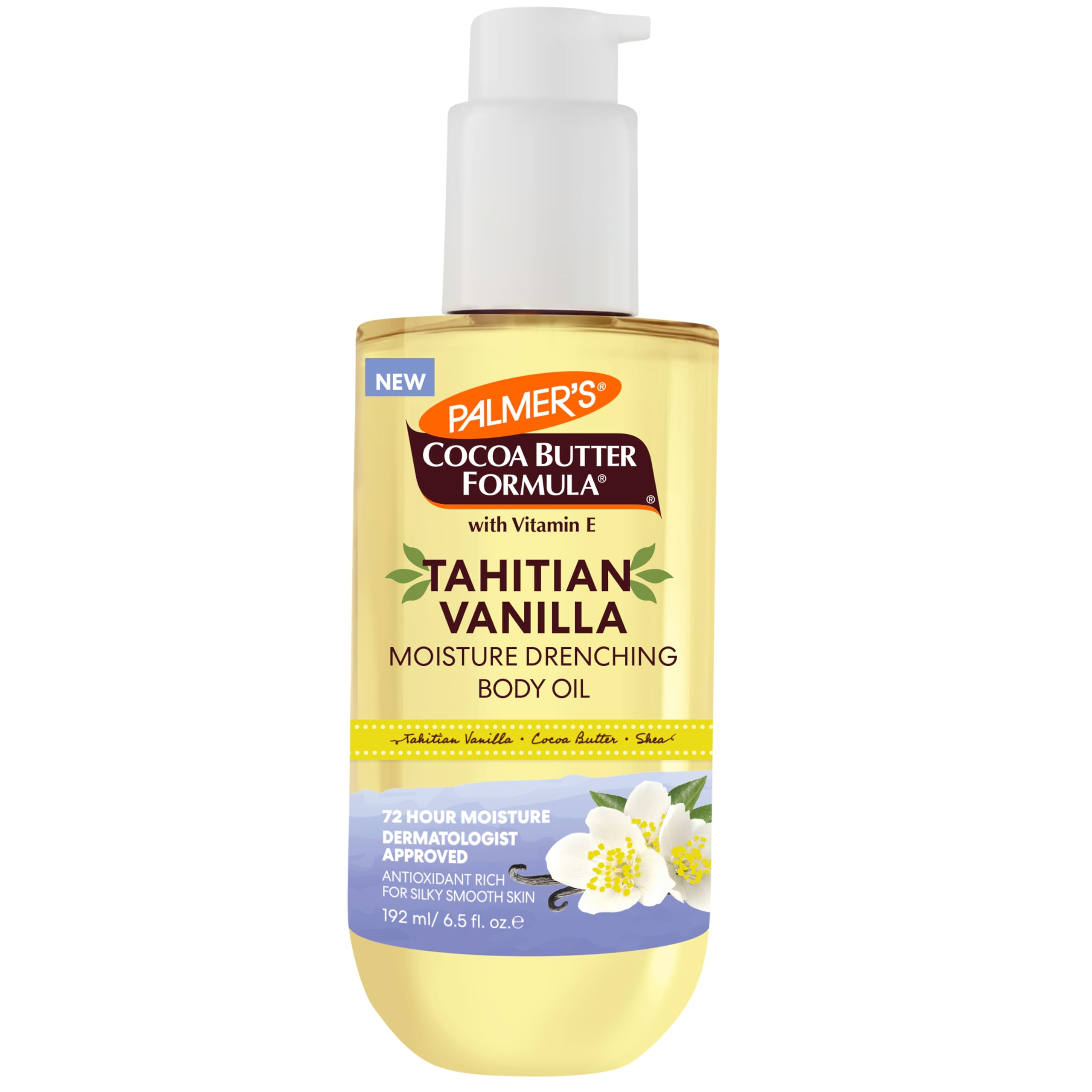 Palmer's Cocoa Butter Formula Body Oil Tahitian Vanilla 6.5 oz with shea butter and vitamin E